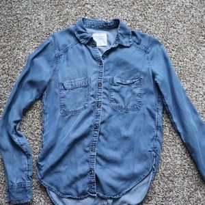 Abercrombie & Fitch Denim (Fabric) Button Up XS